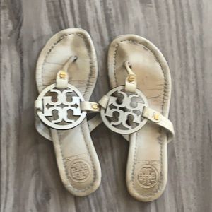 White Tory Burch Sandals Size 6.5